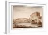 Ponte Nomentano, or Lamentano, 1833-Agostino Tofanelli-Framed Giclee Print