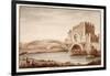 Ponte Nomentano, or Lamentano, 1833-Agostino Tofanelli-Framed Giclee Print