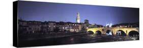 Ponte Pietra and Adige River, Verona, Italy-null-Stretched Canvas