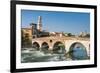 Ponte Pietra, River Adige, Verona, UNESCO World Heritage Site, Veneto, Italy, Europe-Nico-Framed Photographic Print