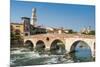 Ponte Pietra, River Adige, Verona, UNESCO World Heritage Site, Veneto, Italy, Europe-Nico-Mounted Photographic Print