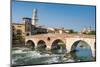 Ponte Pietra, River Adige, Verona, UNESCO World Heritage Site, Veneto, Italy, Europe-Nico-Mounted Photographic Print