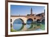 Ponte Pietra, Verona, River Adige, UNESCO World Heritage Site, Veneto, Italy, Europe-Nico-Framed Photographic Print