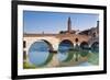 Ponte Pietra, Verona, River Adige, UNESCO World Heritage Site, Veneto, Italy, Europe-Nico-Framed Photographic Print