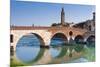 Ponte Pietra, Verona, River Adige, UNESCO World Heritage Site, Veneto, Italy, Europe-Nico-Mounted Photographic Print