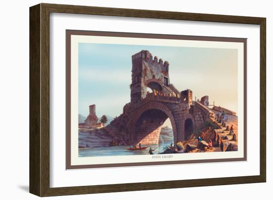 Ponte Salaro-M. Dubourg-Framed Art Print