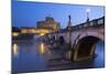 Ponte Sant'Angelo on the River Tiber and the Castel Sant'Angelo at Night, Rome, Lazio, Italy-Stuart Black-Mounted Photographic Print