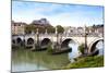 Ponte Sant'Angelo, Tiber River, Rome, Lazio, Italy, Europe-Nico Tondini-Mounted Photographic Print