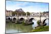 Ponte Sant'Angelo, Tiber River, Rome, Lazio, Italy, Europe-Nico Tondini-Mounted Photographic Print