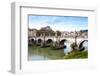 Ponte Sant'Angelo, Tiber River, Rome, Lazio, Italy, Europe-Nico Tondini-Framed Photographic Print