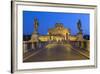 Ponte Sant'Angelo with 16th Century Statues and the Castel Sant'Angelo at Night, Rome, Lazio, Italy-Stuart Black-Framed Photographic Print