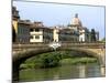 Ponte Santa Trinita, Arno River, Florence, UNESCO World Heritage Site, Tuscany, Italy-Nico Tondini-Mounted Photographic Print