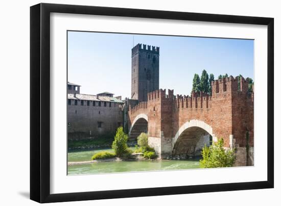 Ponte Scaligero-Nico-Framed Photographic Print