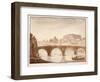 Ponte Sisto, 1833-Agostino Tofanelli-Framed Premium Giclee Print