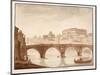 Ponte Sisto, 1833-Agostino Tofanelli-Mounted Premium Giclee Print