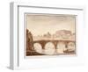 Ponte Sisto, 1833-Agostino Tofanelli-Framed Giclee Print