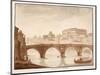 Ponte Sisto, 1833-Agostino Tofanelli-Mounted Giclee Print