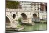 Ponte Sisto (Sisto Bridge) and River Tiber, Rome, UNESCO World Heritage Site, Lazio, Italy, Europe-Nico Tondini-Mounted Photographic Print