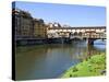 Ponte Vecchio (1345), Firenze, UNESCO World Heritage Site, Tuscany, Italy-Nico Tondini-Stretched Canvas