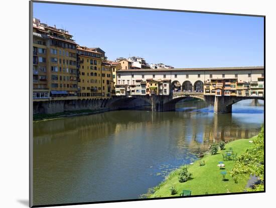 Ponte Vecchio (1345), Firenze, UNESCO World Heritage Site, Tuscany, Italy-Nico Tondini-Mounted Premium Photographic Print