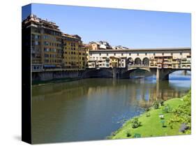 Ponte Vecchio (1345), Firenze, UNESCO World Heritage Site, Tuscany, Italy-Nico Tondini-Stretched Canvas