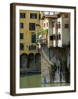 Ponte Vecchio (1345), Florence (Firenze), UNESCO World Heritage Site, Tuscany, Italy-Nico Tondini-Framed Premium Photographic Print