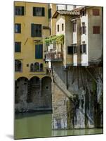 Ponte Vecchio (1345), Florence (Firenze), UNESCO World Heritage Site, Tuscany, Italy-Nico Tondini-Mounted Premium Photographic Print