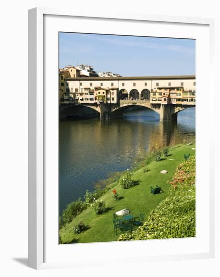 Ponte Vecchio (14th Century), Firenze, UNESCO World Heritage Site, Tuscany, Italy-Nico Tondini-Framed Premium Photographic Print