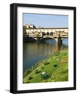 Ponte Vecchio (14th Century), Firenze, UNESCO World Heritage Site, Tuscany, Italy-Nico Tondini-Framed Photographic Print