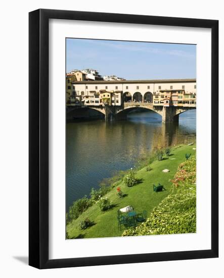 Ponte Vecchio (14th Century), Firenze, UNESCO World Heritage Site, Tuscany, Italy-Nico Tondini-Framed Photographic Print