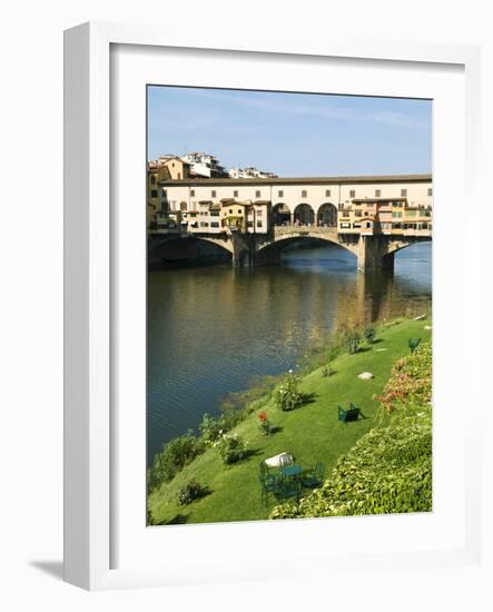 Ponte Vecchio (14th Century), Firenze, UNESCO World Heritage Site, Tuscany, Italy-Nico Tondini-Framed Photographic Print