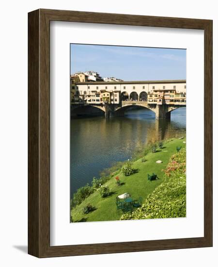 Ponte Vecchio (14th Century), Firenze, UNESCO World Heritage Site, Tuscany, Italy-Nico Tondini-Framed Photographic Print