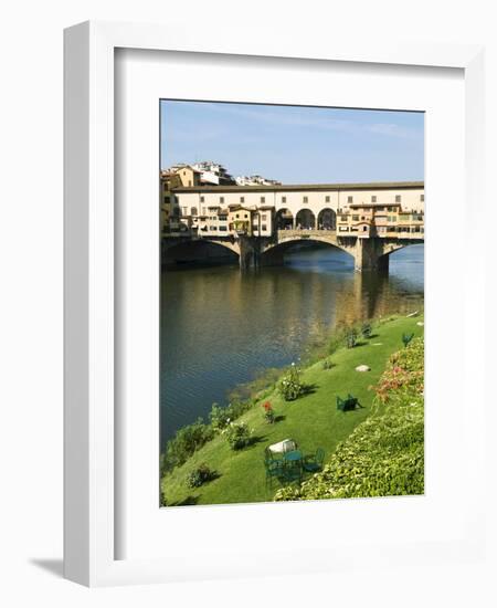 Ponte Vecchio (14th Century), Firenze, UNESCO World Heritage Site, Tuscany, Italy-Nico Tondini-Framed Photographic Print