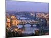 Ponte Vecchio and Arno River, Florence, Tuscany, Italy-Steve Vidler-Mounted Photographic Print