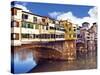 Ponte Vecchio and Arno River, Florence, Tuscany, Italy-Miva Stock-Stretched Canvas