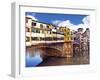 Ponte Vecchio and Arno River, Florence, Tuscany, Italy-Miva Stock-Framed Premium Photographic Print