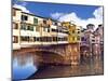 Ponte Vecchio and Arno River, Florence, Tuscany, Italy-Miva Stock-Mounted Photographic Print