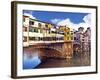 Ponte Vecchio and Arno River, Florence, Tuscany, Italy-Miva Stock-Framed Photographic Print