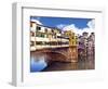 Ponte Vecchio and Arno River, Florence, Tuscany, Italy-Miva Stock-Framed Photographic Print