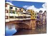 Ponte Vecchio and Arno River, Florence, Tuscany, Italy-Miva Stock-Stretched Canvas