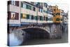 Ponte Vecchio and River Arno, Florence (Firenze), Tuscany, Italy, Europe-Nico Tondini-Stretched Canvas