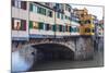Ponte Vecchio and River Arno, Florence (Firenze), Tuscany, Italy, Europe-Nico Tondini-Mounted Photographic Print