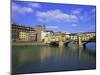 Ponte Vecchio and the Arno River, Florence, Tuscany, Italy, Europe-Hans Peter Merten-Mounted Photographic Print