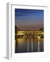 Ponte Vecchio, Arno River, Florence, Italy-Neil Farrin-Framed Photographic Print