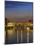 Ponte Vecchio, Arno River, Florence, Italy-Neil Farrin-Mounted Photographic Print