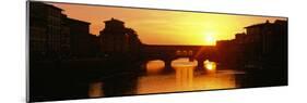Ponte Vecchio Arno River Florence Italy-null-Mounted Photographic Print