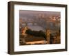 Ponte Vecchio Bridge, Arno River, Piazza Michelangelo, Florence, Tuscany, Italy-Walter Bibikow-Framed Photographic Print