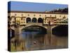 Ponte Vecchio Bridge, Florence, UNESCO World Heritage Site, Tuscany, Italy, Europe-Groenendijk Peter-Stretched Canvas