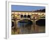 Ponte Vecchio Bridge, Florence, UNESCO World Heritage Site, Tuscany, Italy, Europe-Groenendijk Peter-Framed Photographic Print