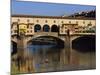 Ponte Vecchio Bridge, Florence, UNESCO World Heritage Site, Tuscany, Italy, Europe-Groenendijk Peter-Mounted Photographic Print